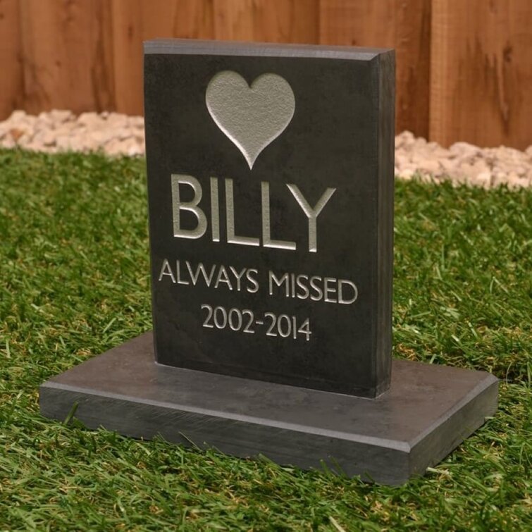 Small best sale pet headstones